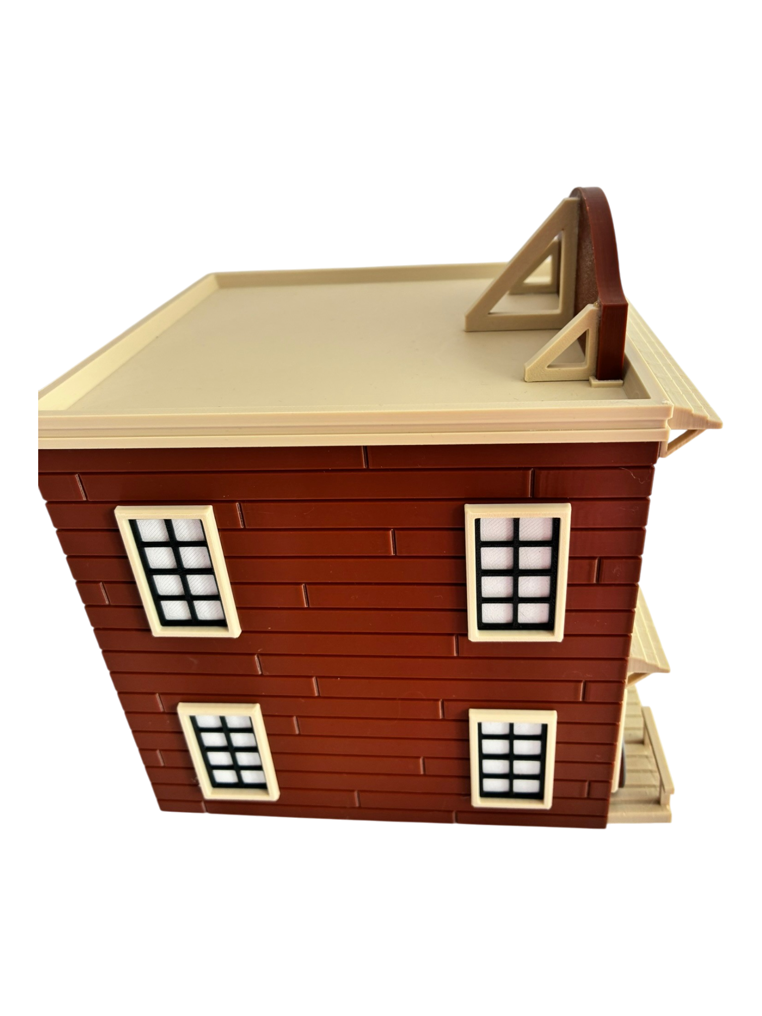 Western Saloon themed 3D printed birdhouse no Background