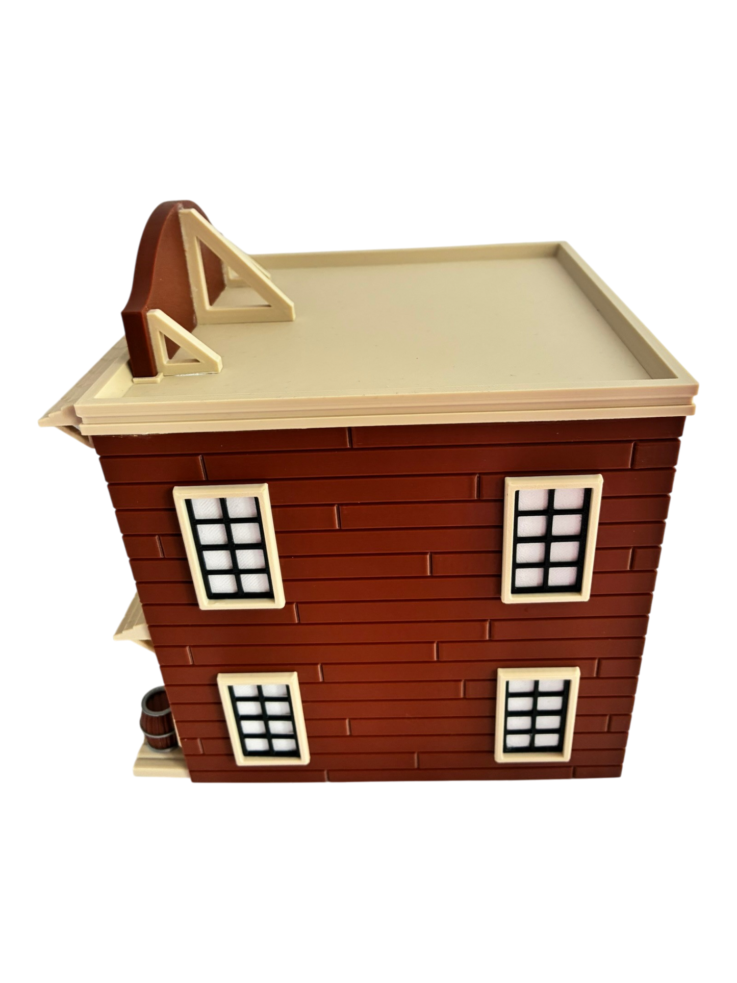 Western Saloon themed 3D printed birdhouse no Background