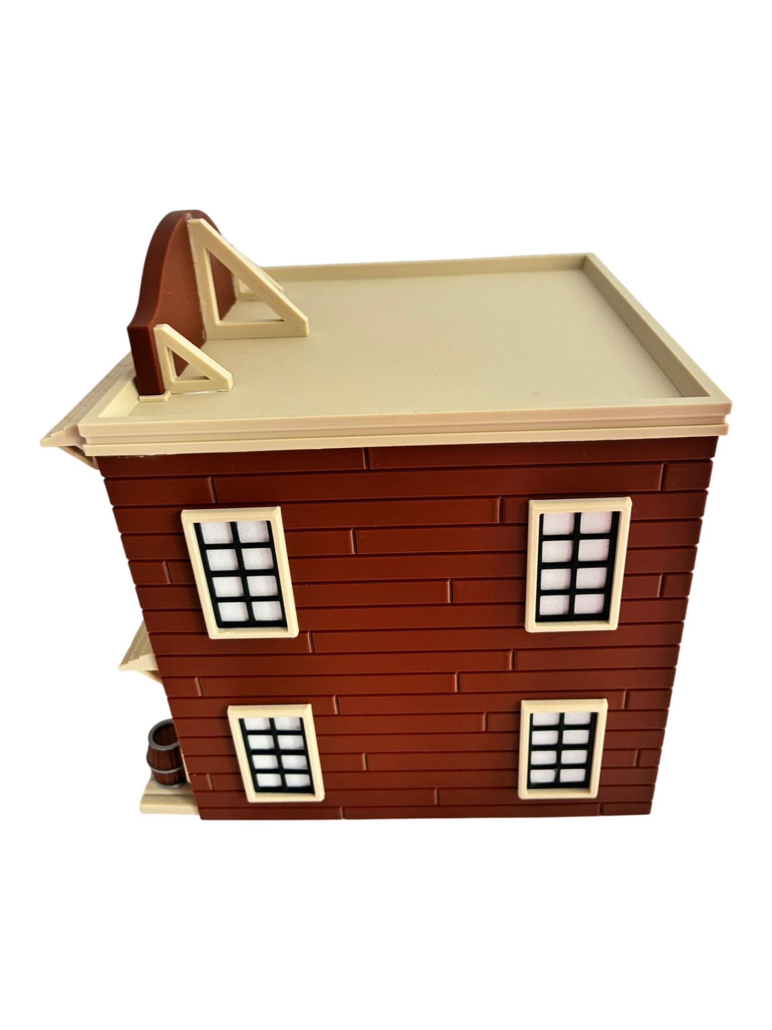 Western Saloon themed 3D printed birdhouse no Background