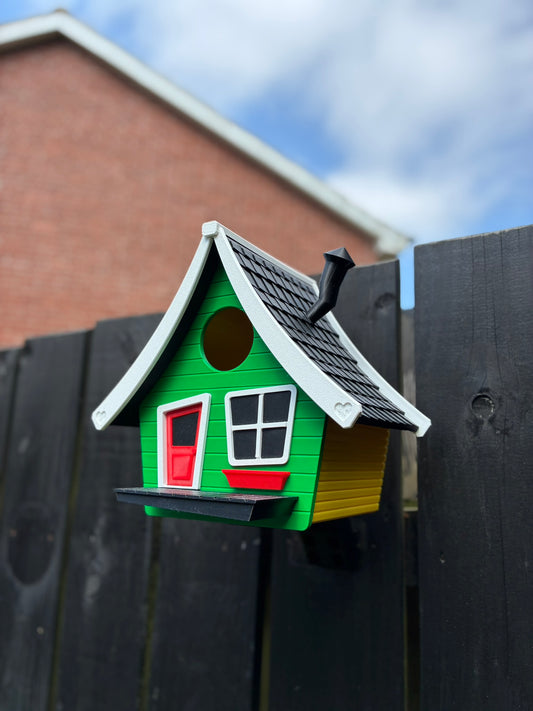 Toon House Birdhouse – UV Resistant 3D Printed Outdoor Bird Box