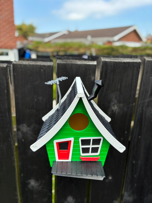 Toon House Birdhouse – UV Resistant 3D Printed Outdoor Bird Box