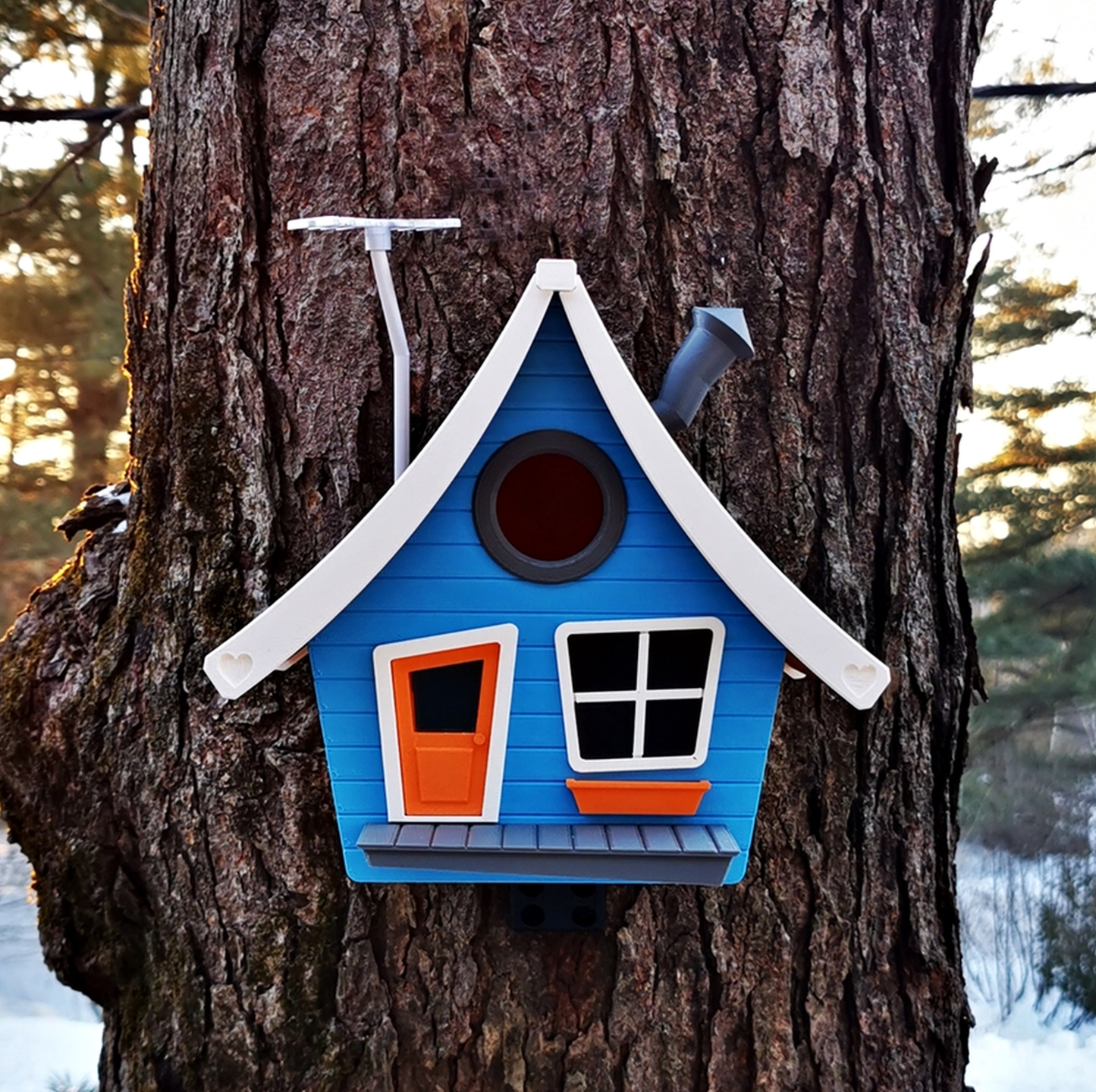 Toon House Birdhouse – UV Resistant 3D Printed Outdoor Bird Box