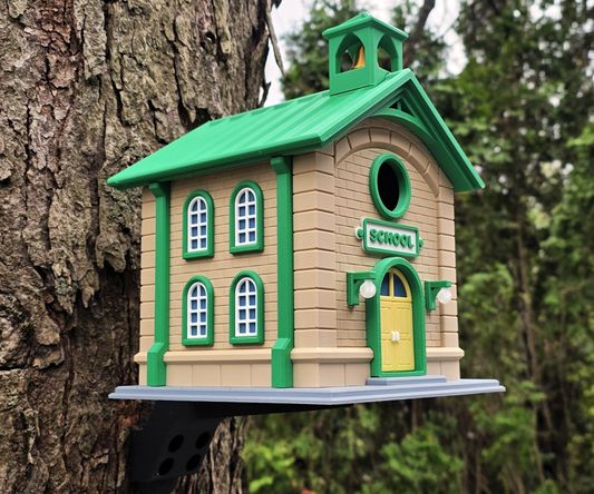Schoolhouse Birdhouse – 3D Printed Outdoor Birdhouse